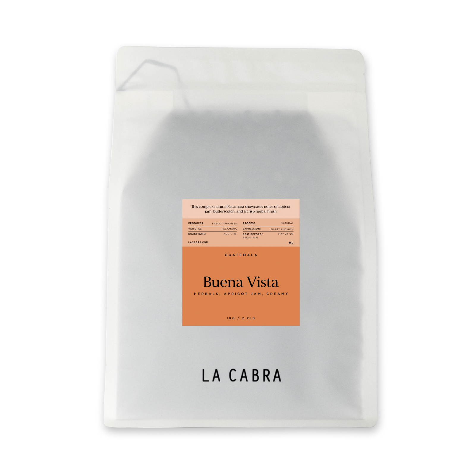 Buena Vista Natural Pacamara La Cabra Bag 1kg