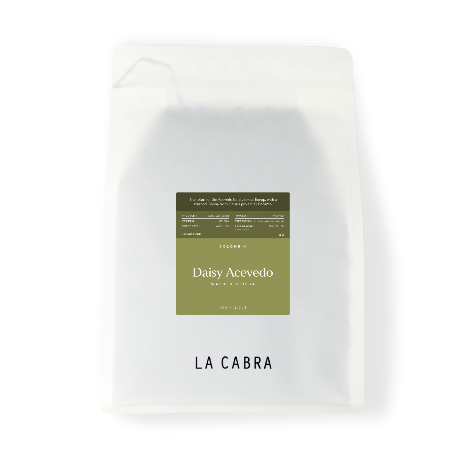 Daisy Acevedo La Cabra Coffee Bag 1kg