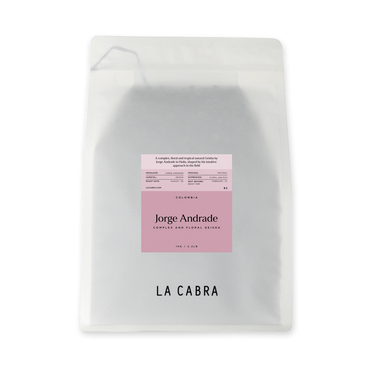 Jorge Andrade La Cabra Highlight Coffee Bag 1kg