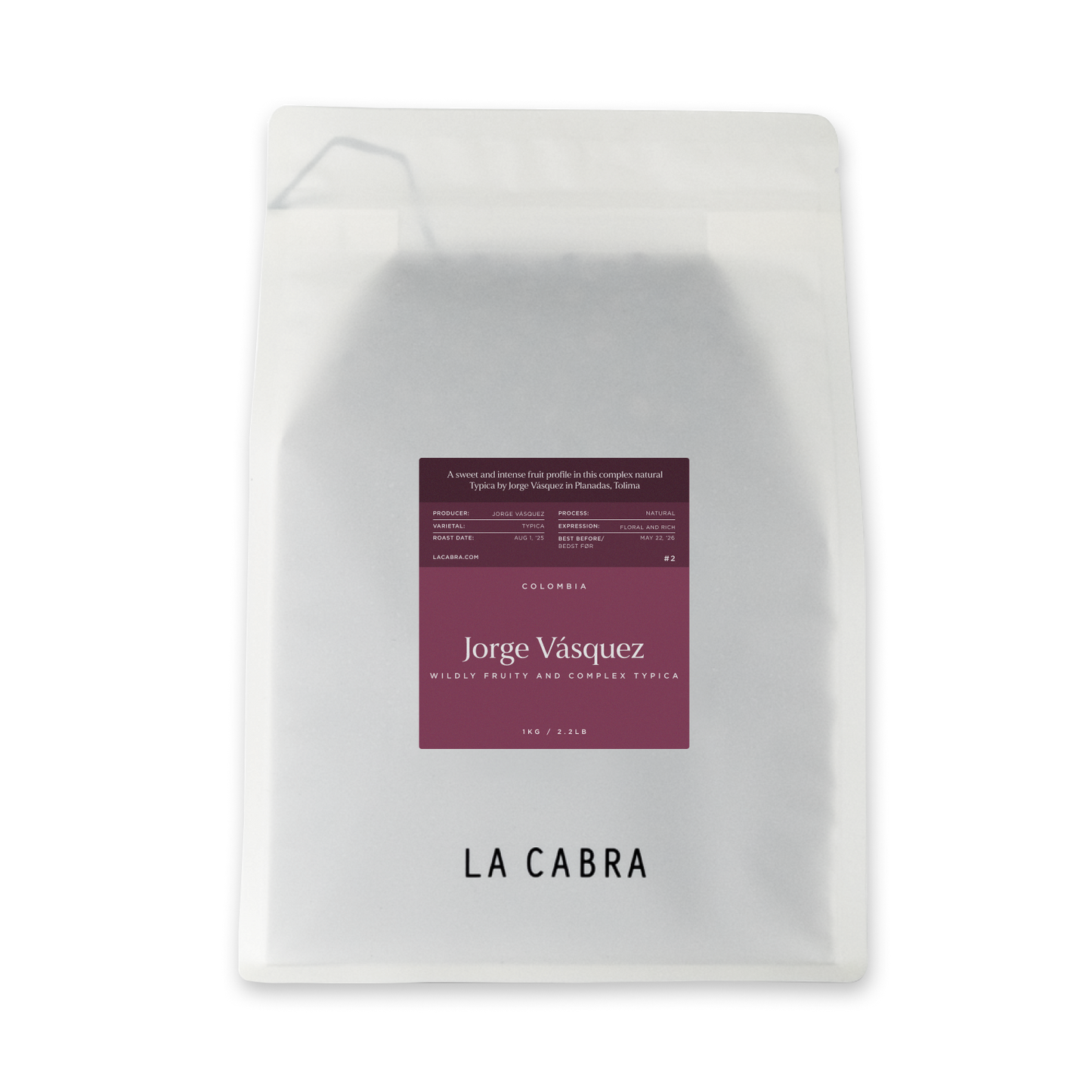 Jorge Vásquez La Cabra Coffee Bag 1kg