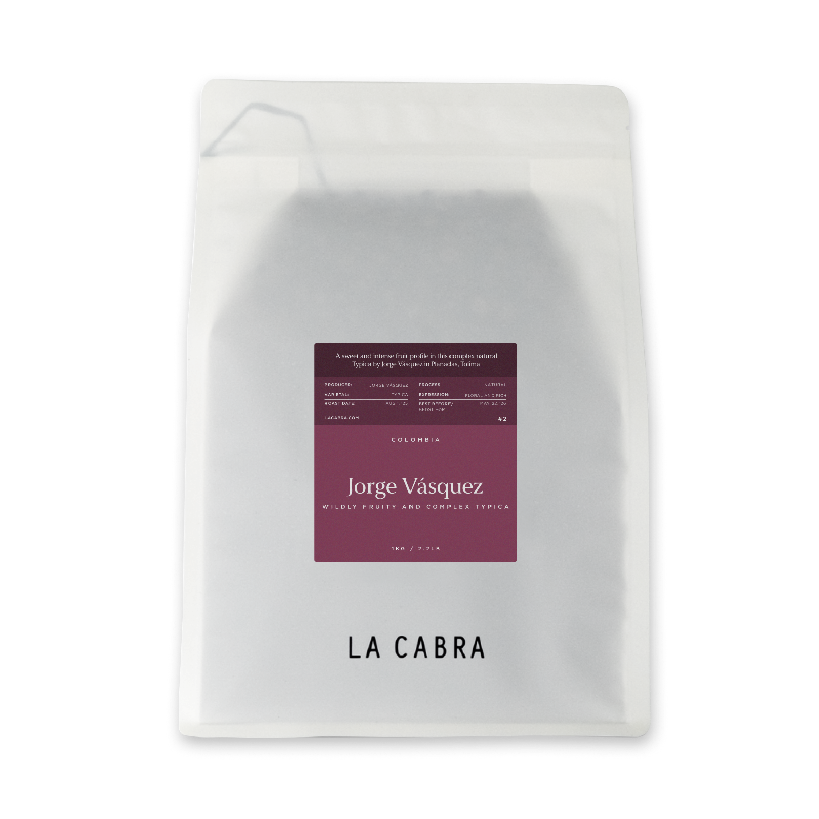 Jorge Vásquez La Cabra Coffee Bag 1kg