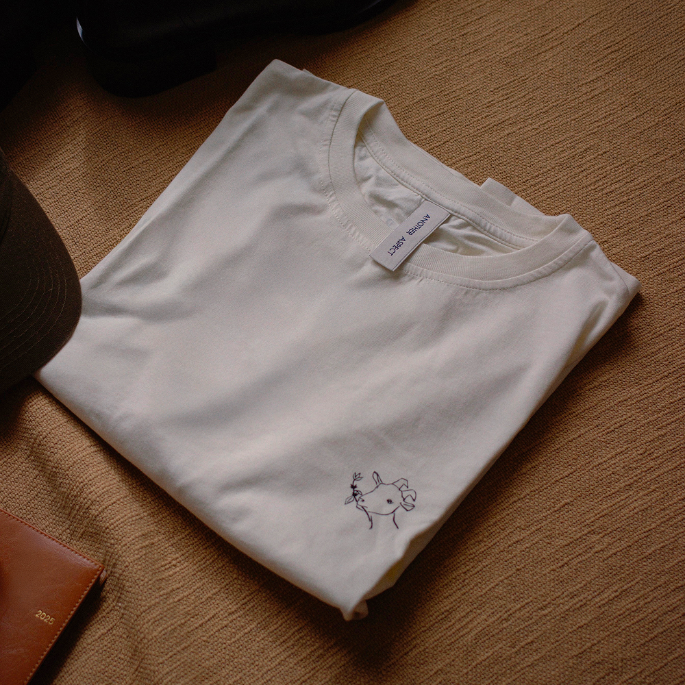 La Cabra T-shirt White Folded