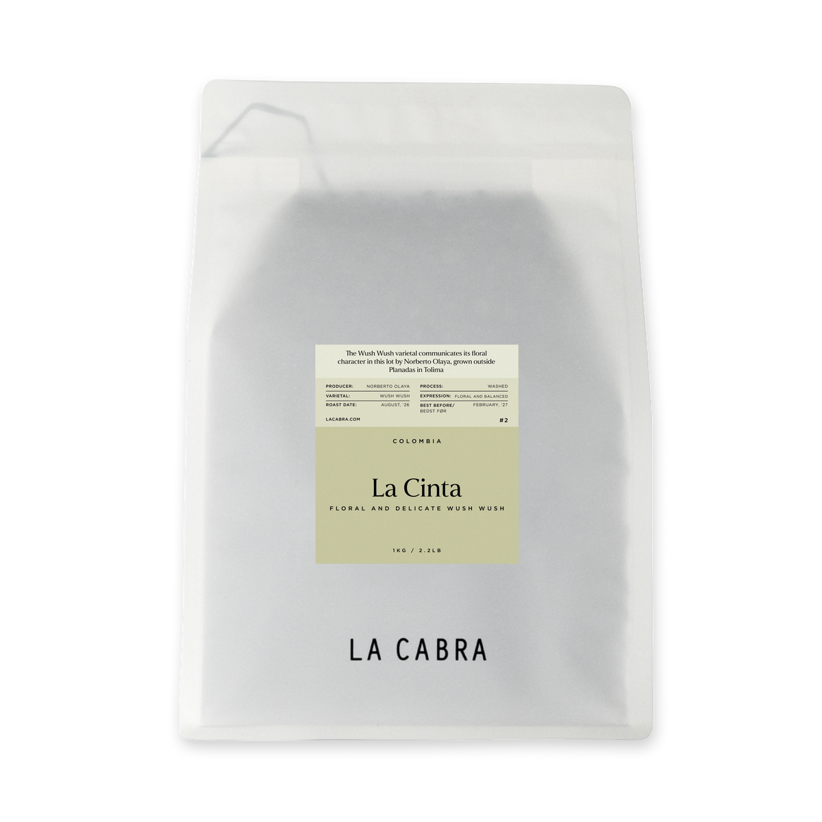 La Cinta La Cabra Highlight coffee bag 1kg