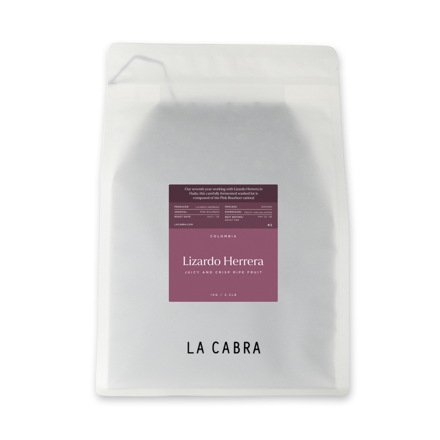 Lizardo Herrera La Cabra Coffee Bag 1kg