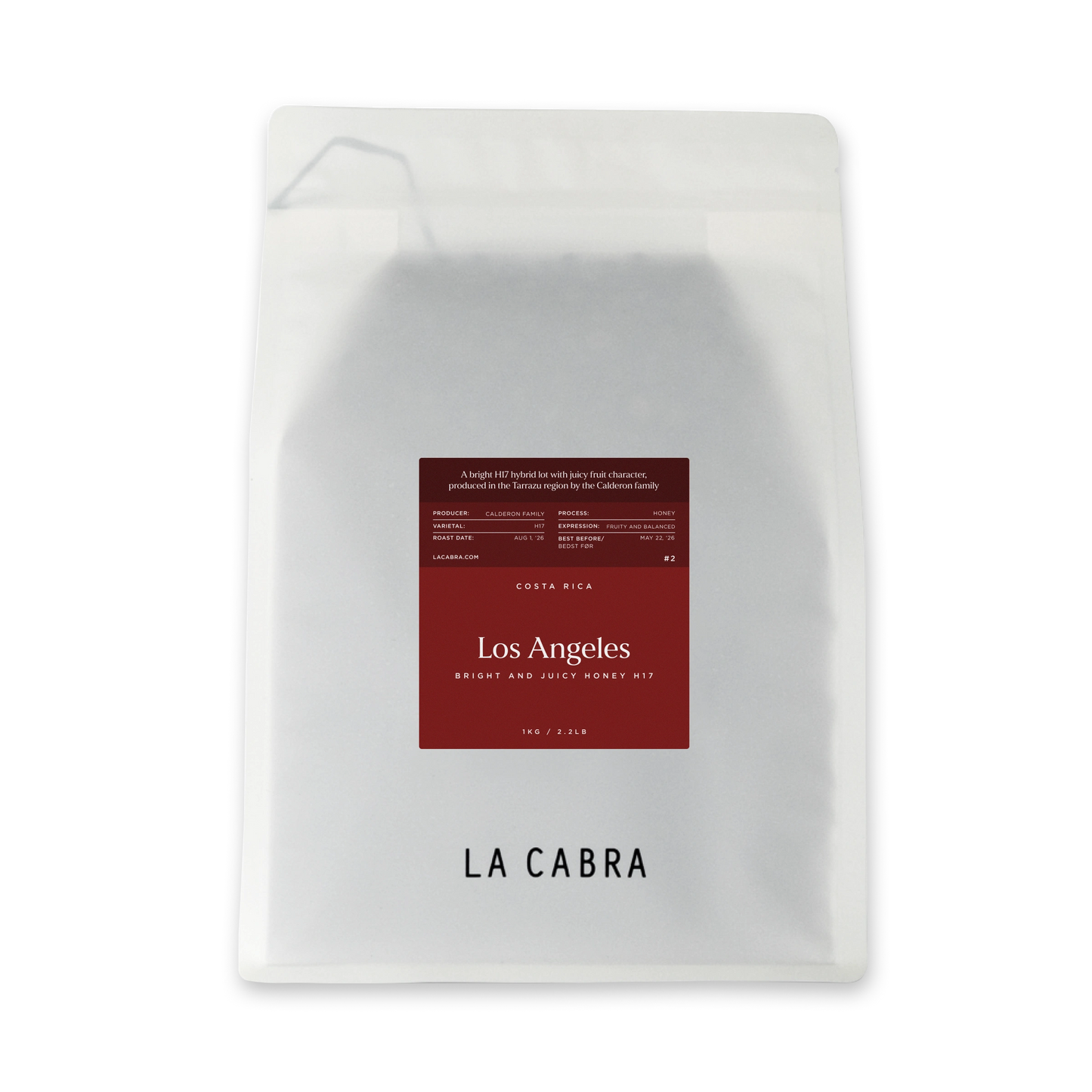 Los Angeles La Cabra Coffee Bag 1kg