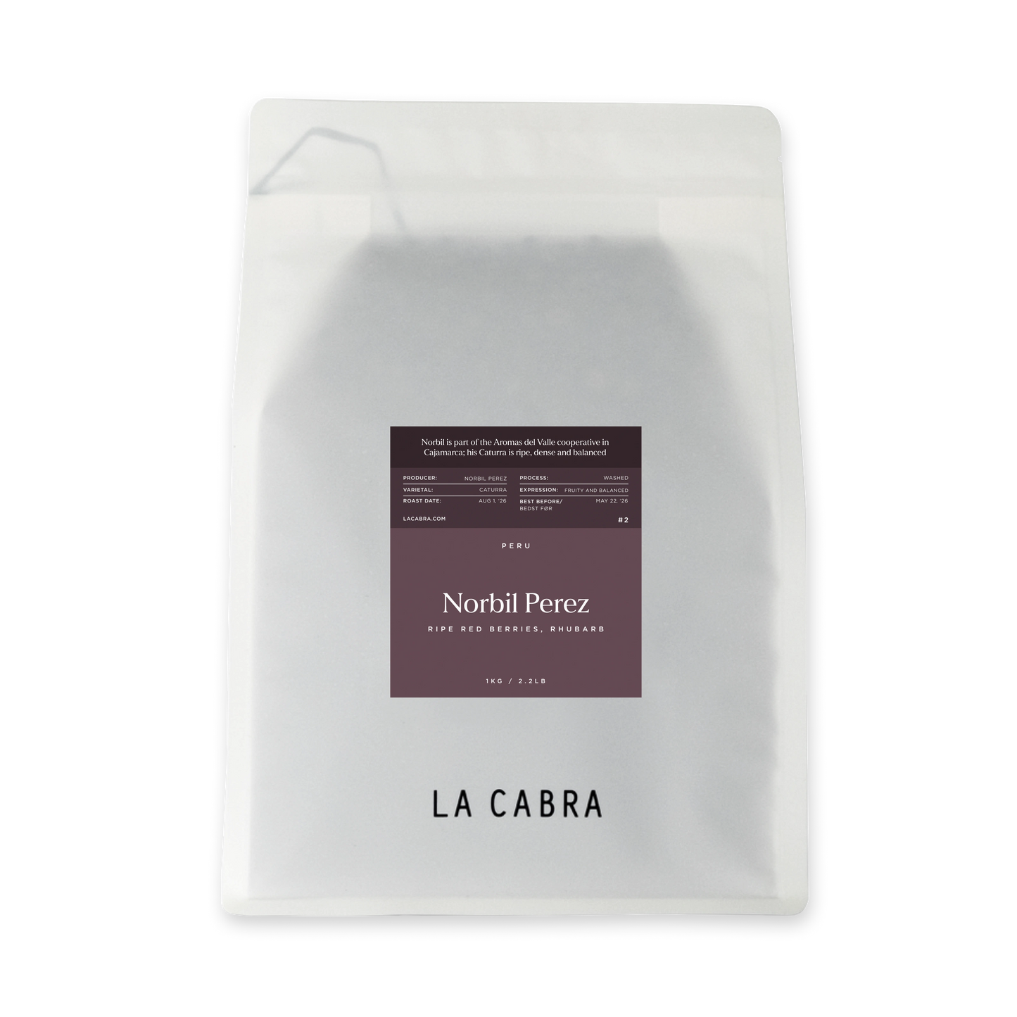 Norbil Perez La Cabra Highlight coffee bag 1kg