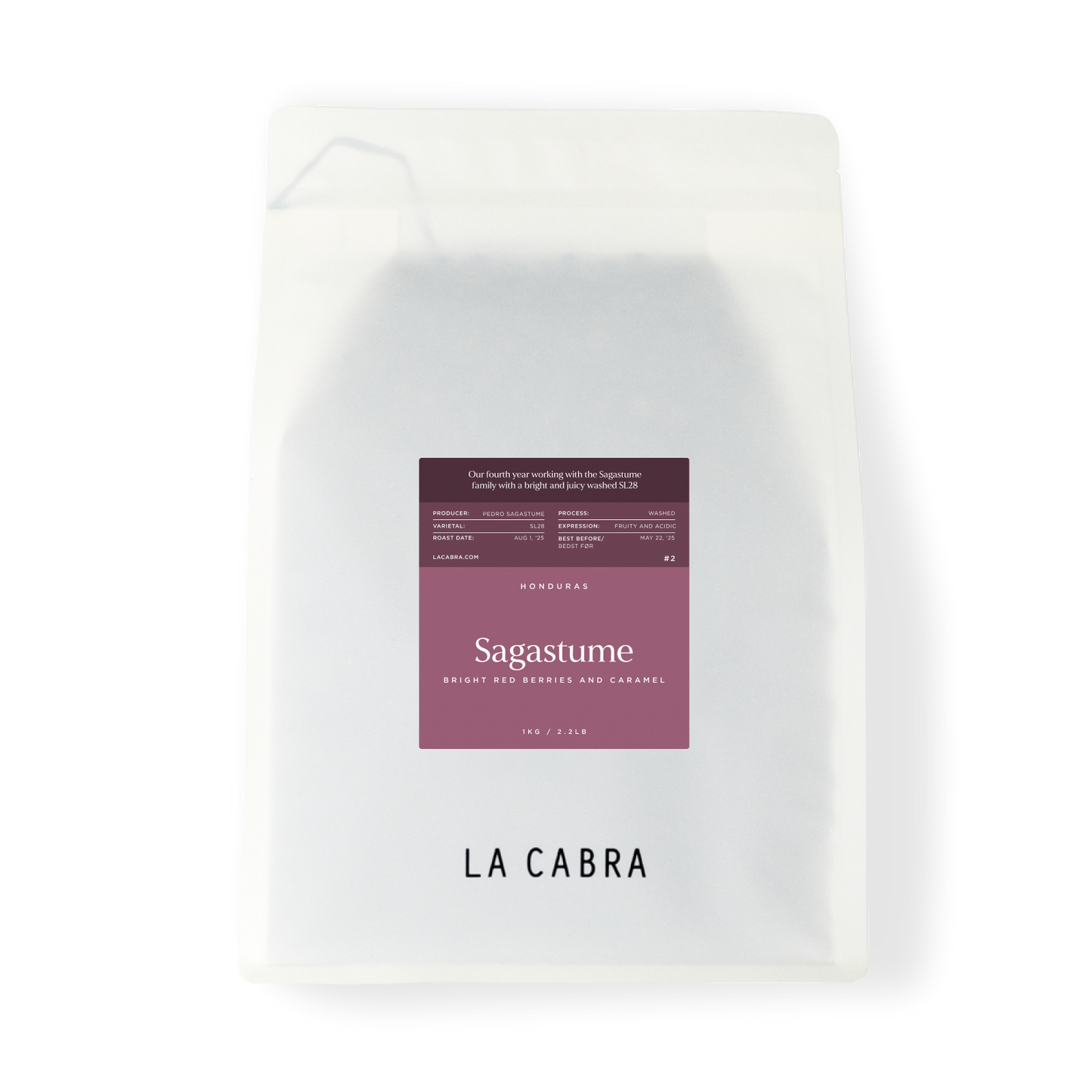 Sagastume Washed SL28-1000g Coffee La Cabra