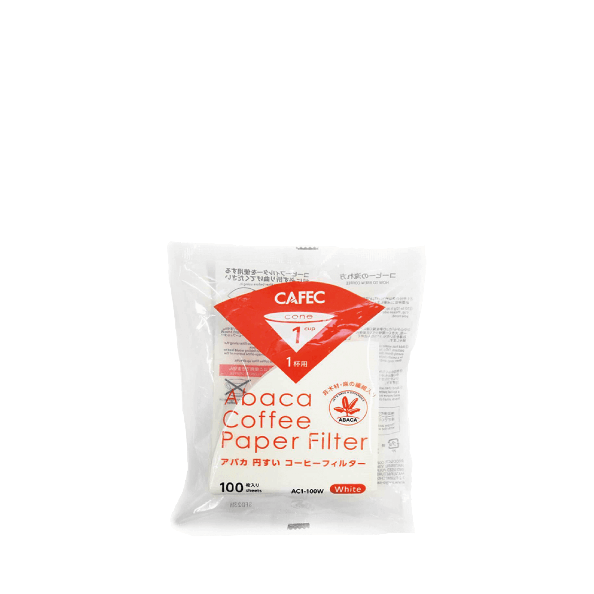 Cafec ABACA Filter Paper 1 cup