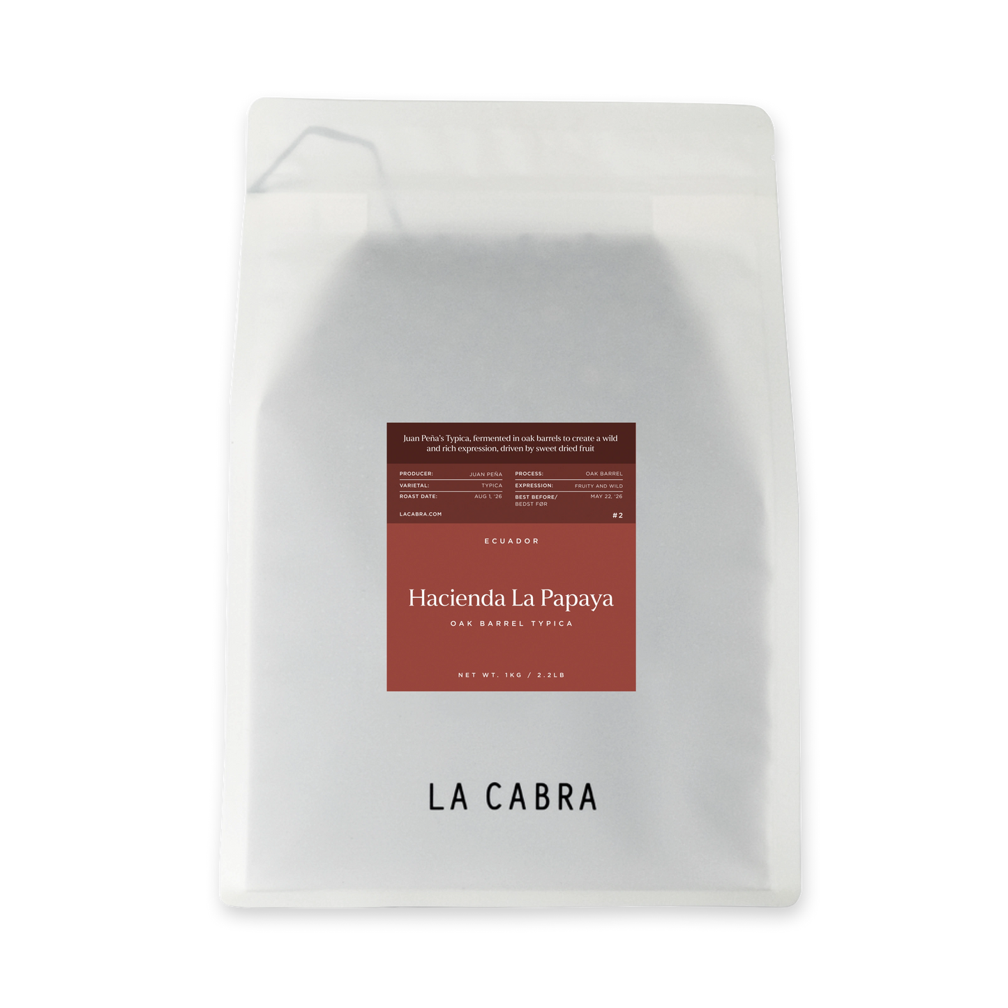 Hacienda La Papaya Oak Barrel La Cabra Highlight Coffee 1kg