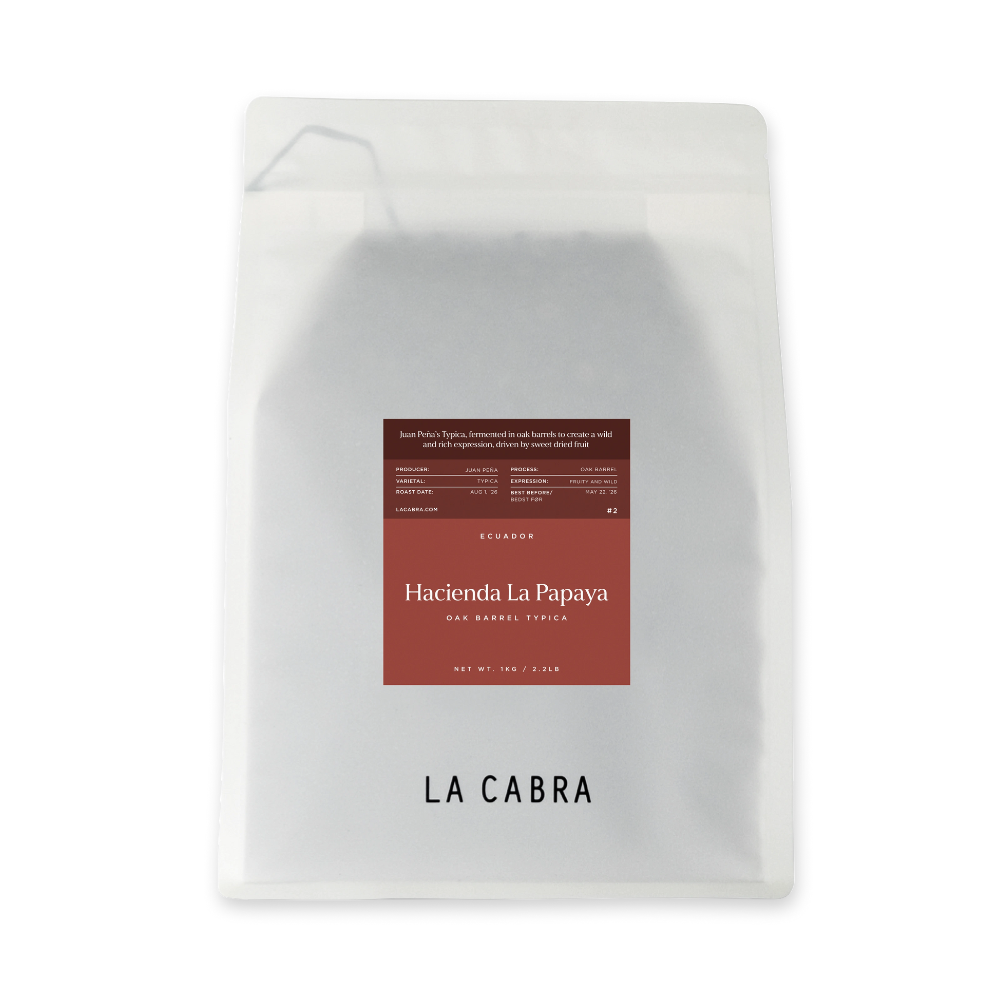 Hacienda La Papaya Oak Barrel La Cabra Highlight Coffee 1kg