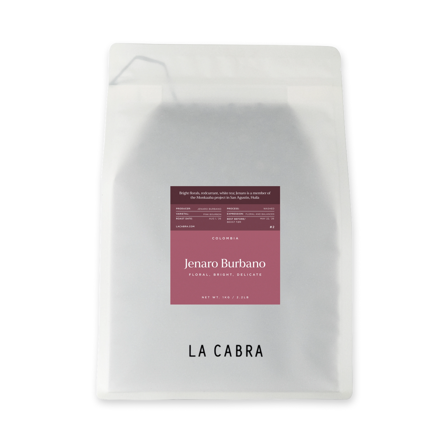 Jenaro Burbano La Cabra Highlight Coffee Bag 1kg
