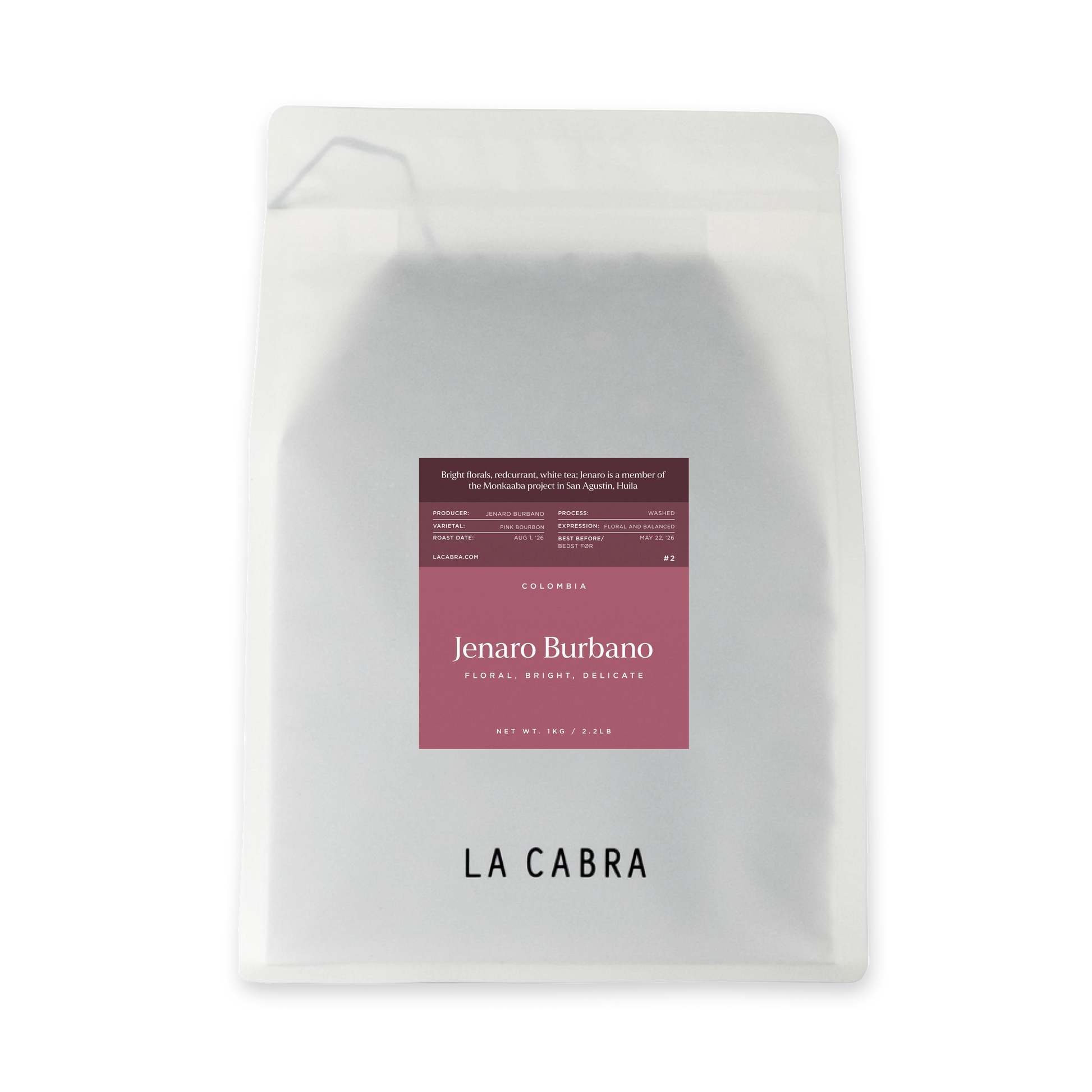 Jenaro Burbano La Cabra Highlight Coffee Bag 1kg