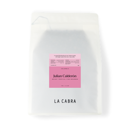 Julian Calderón Pink Bourbon La Cabra Coffee Bag 1kg