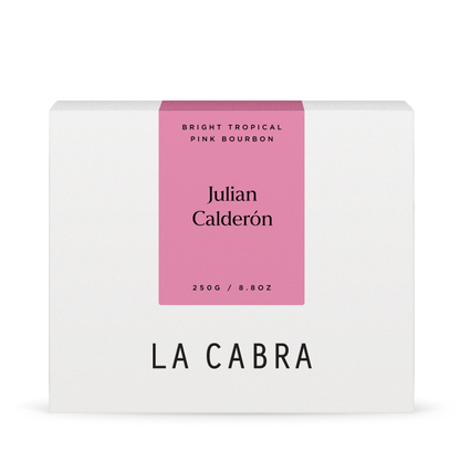 Julian Calderón Pink Bourbon La Cabra Coffee Box 250g
