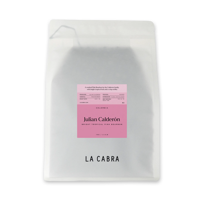 Julian Calderon Pink Bourbon 1kg Whole bean coffee La Cabra