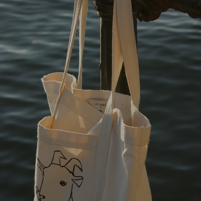 La Cabra Tote Bag Hanging