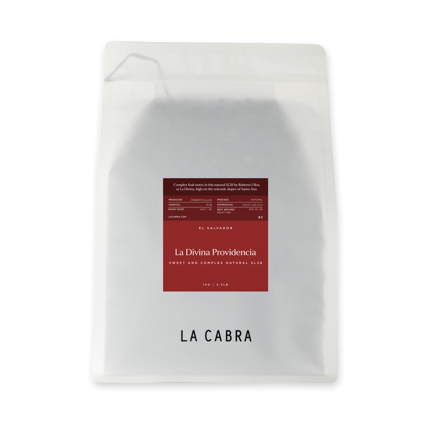 La Divina Natural La Cabra Coffee Bag 1kg