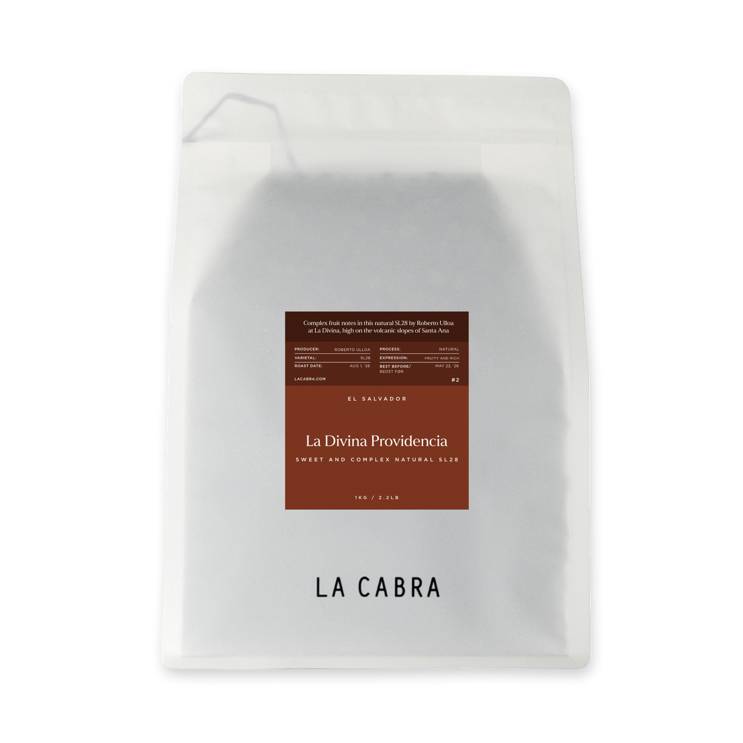 La Divina Natural SL28 La Cabra Coffee Bag 1kg