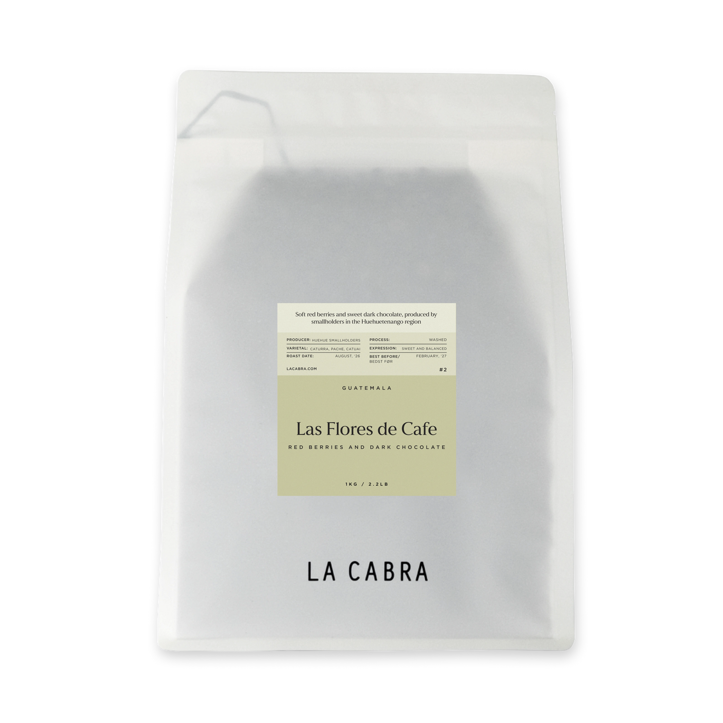 Las Flores de Cafe La Cabra Seasonal Coffee bag 1kg