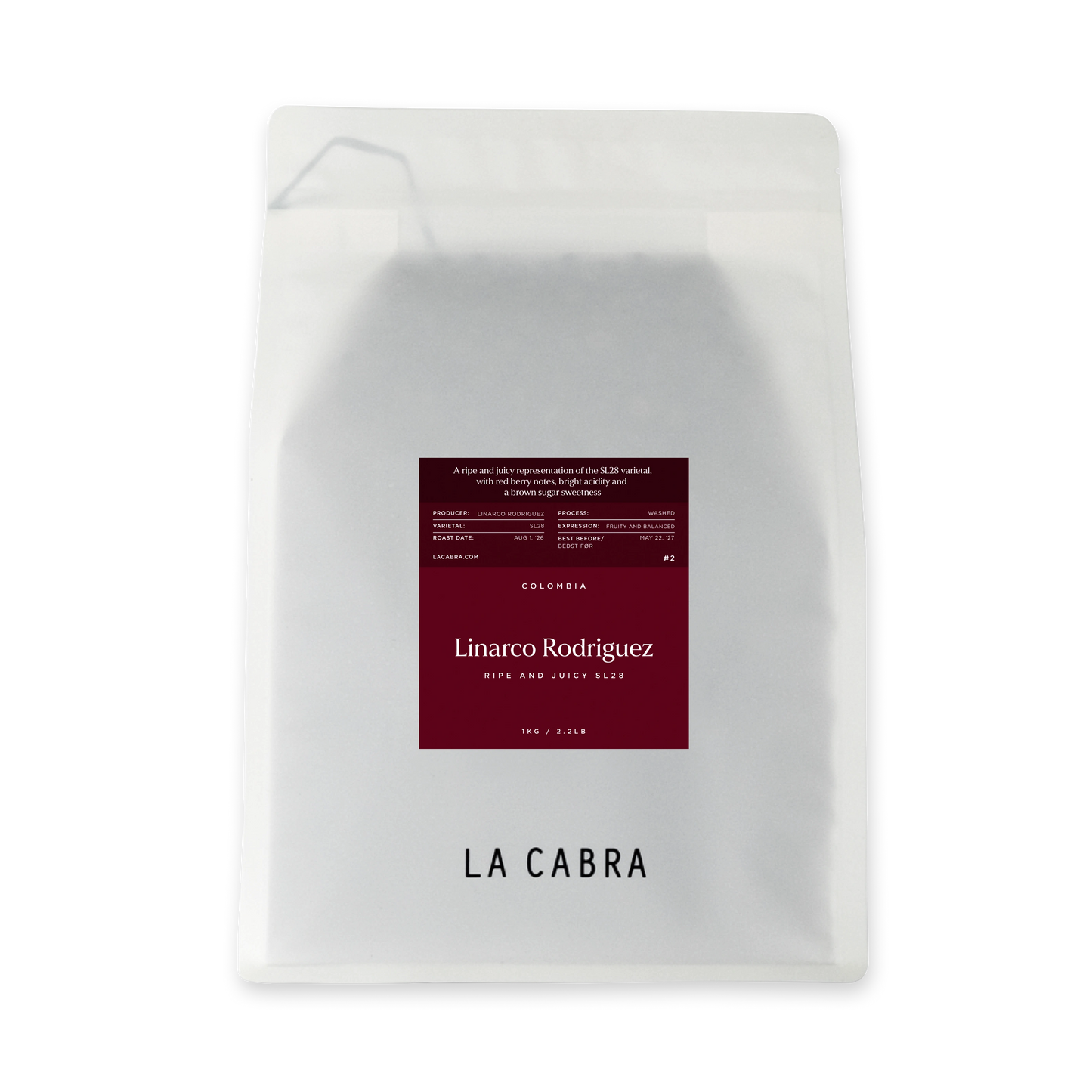 Linarco Rodriguez SL28 La Cabra Highlight Coffee Bag 1kg