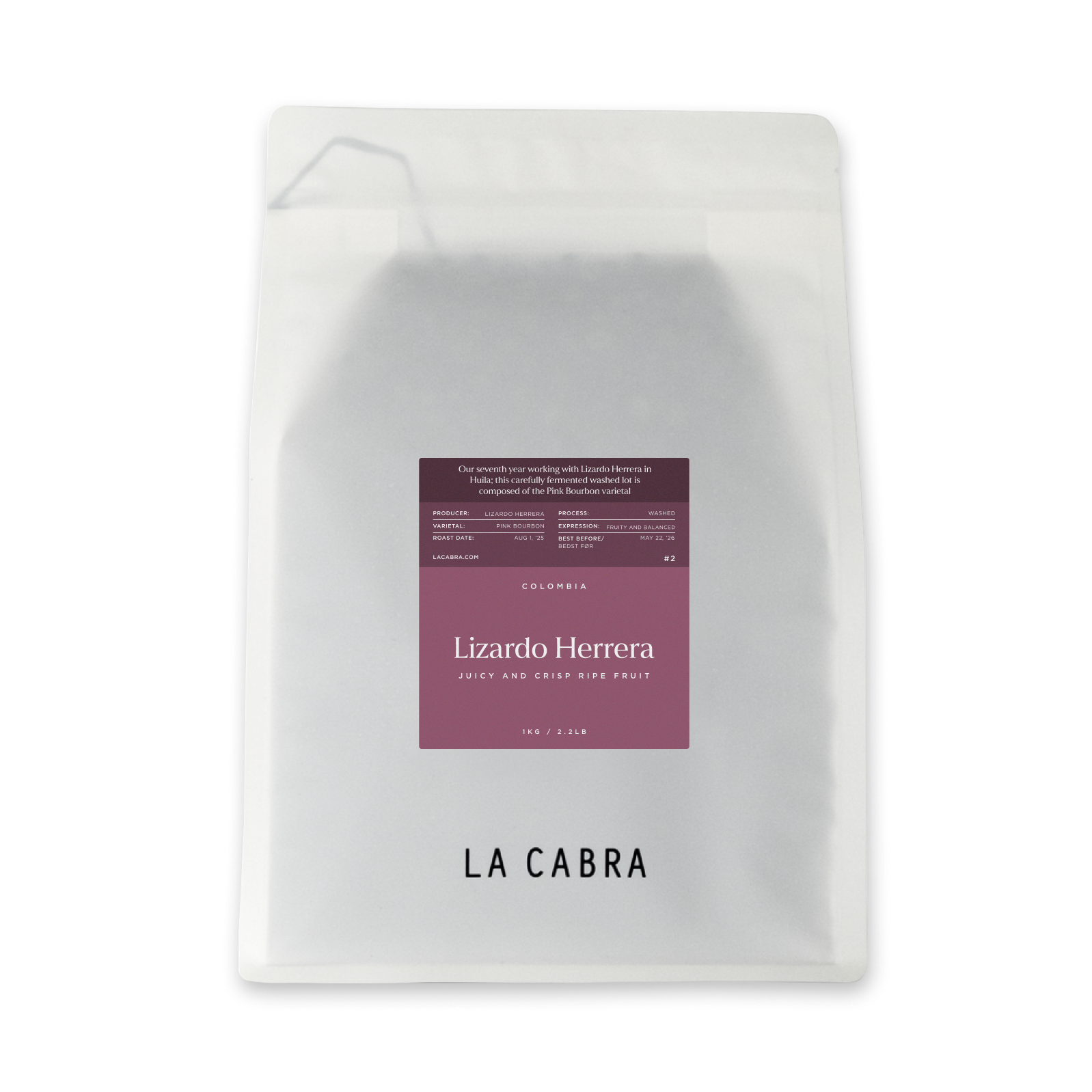 Lizardo Herrera La Cabra Coffee Bag 1kg