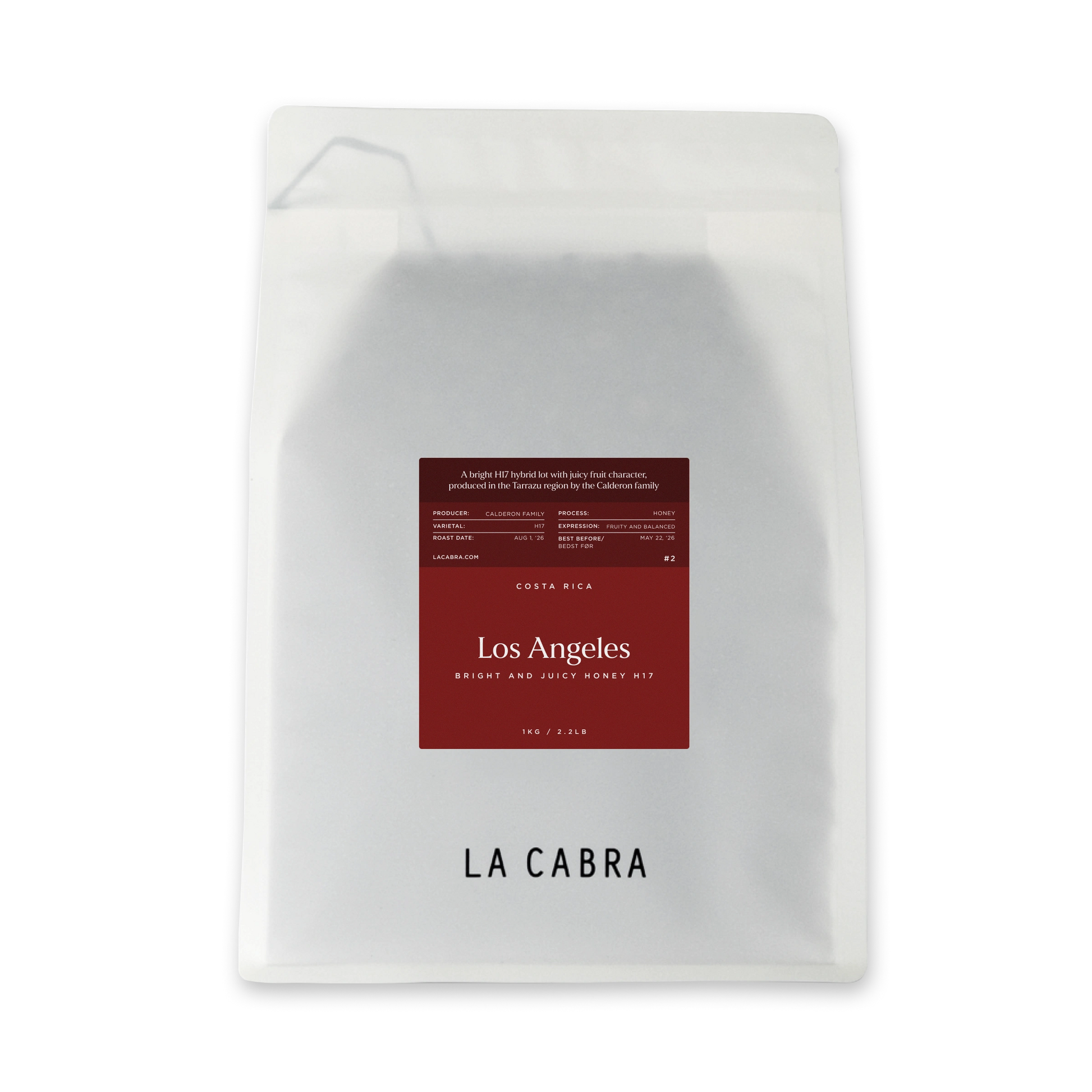 Los Angeles La Cabra Coffee Bag 1kg