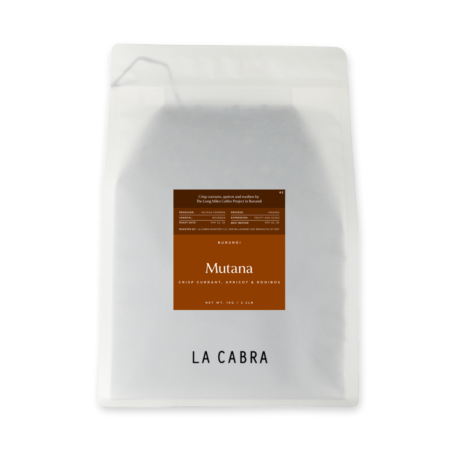 Mutana La Cabra Coffee Bag 1kg