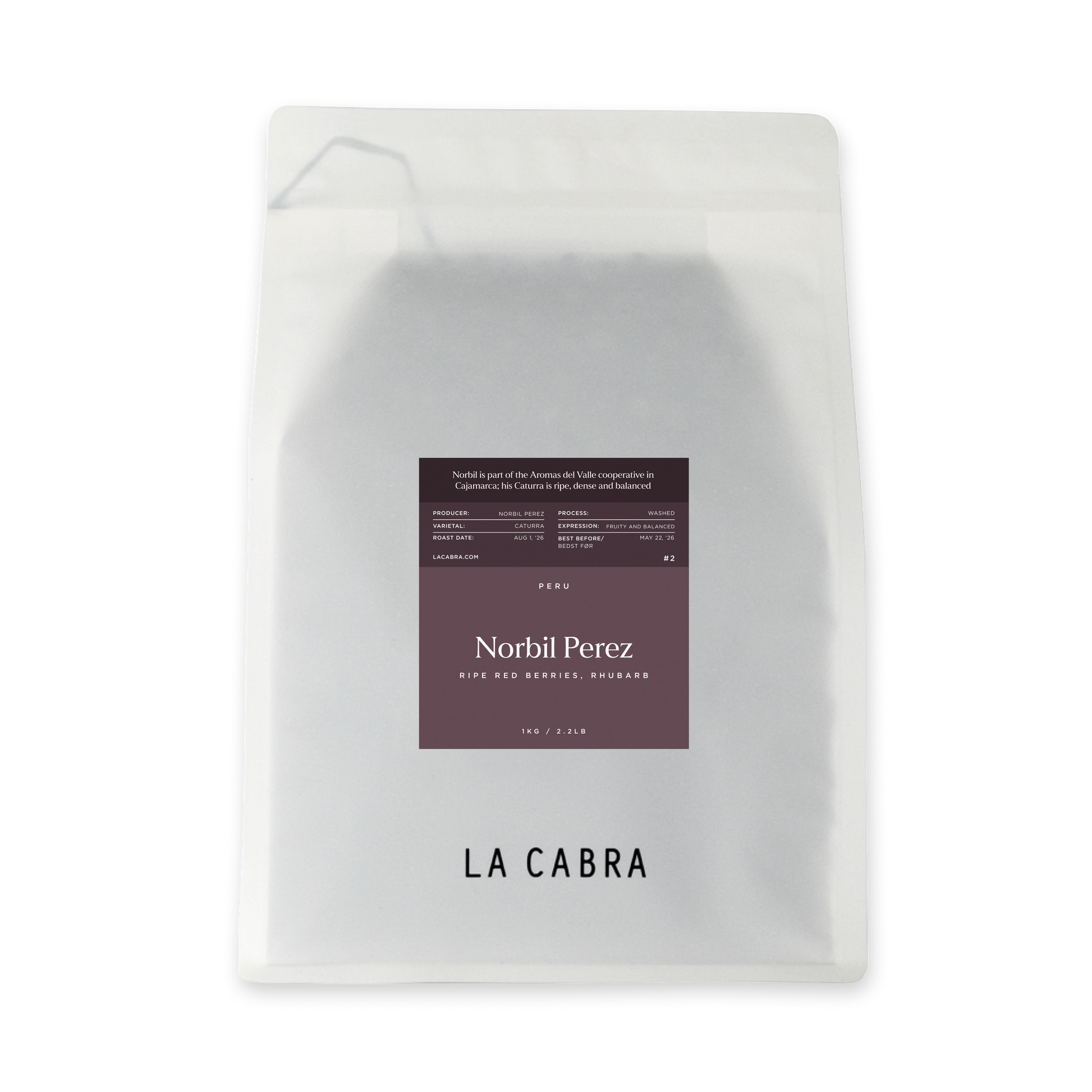 Norbil Perez La Cabra Highlight coffee bag 1kg