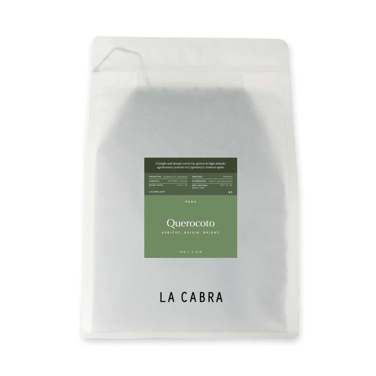 Querocoto La Cabra Seasonal Coffee Bag 1kg