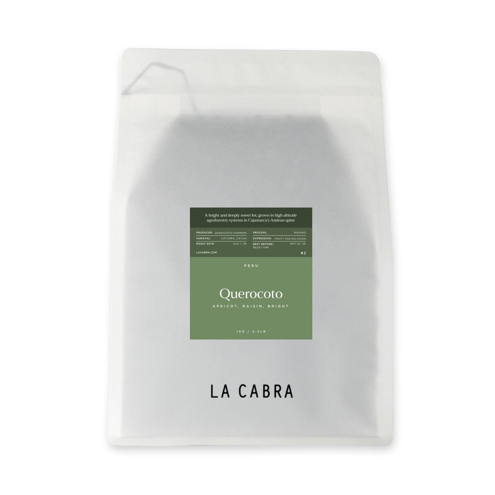 Querocoto La Cabra Seasonal Coffee Bag 1kg