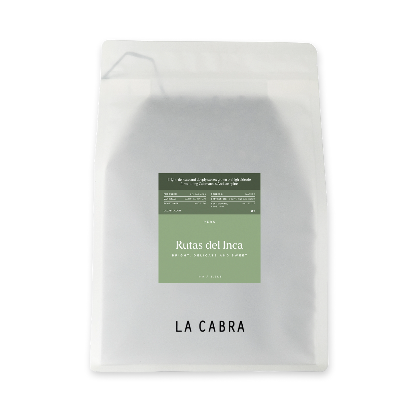 Rutas del Inca La Cabra Coffee bag 1kg