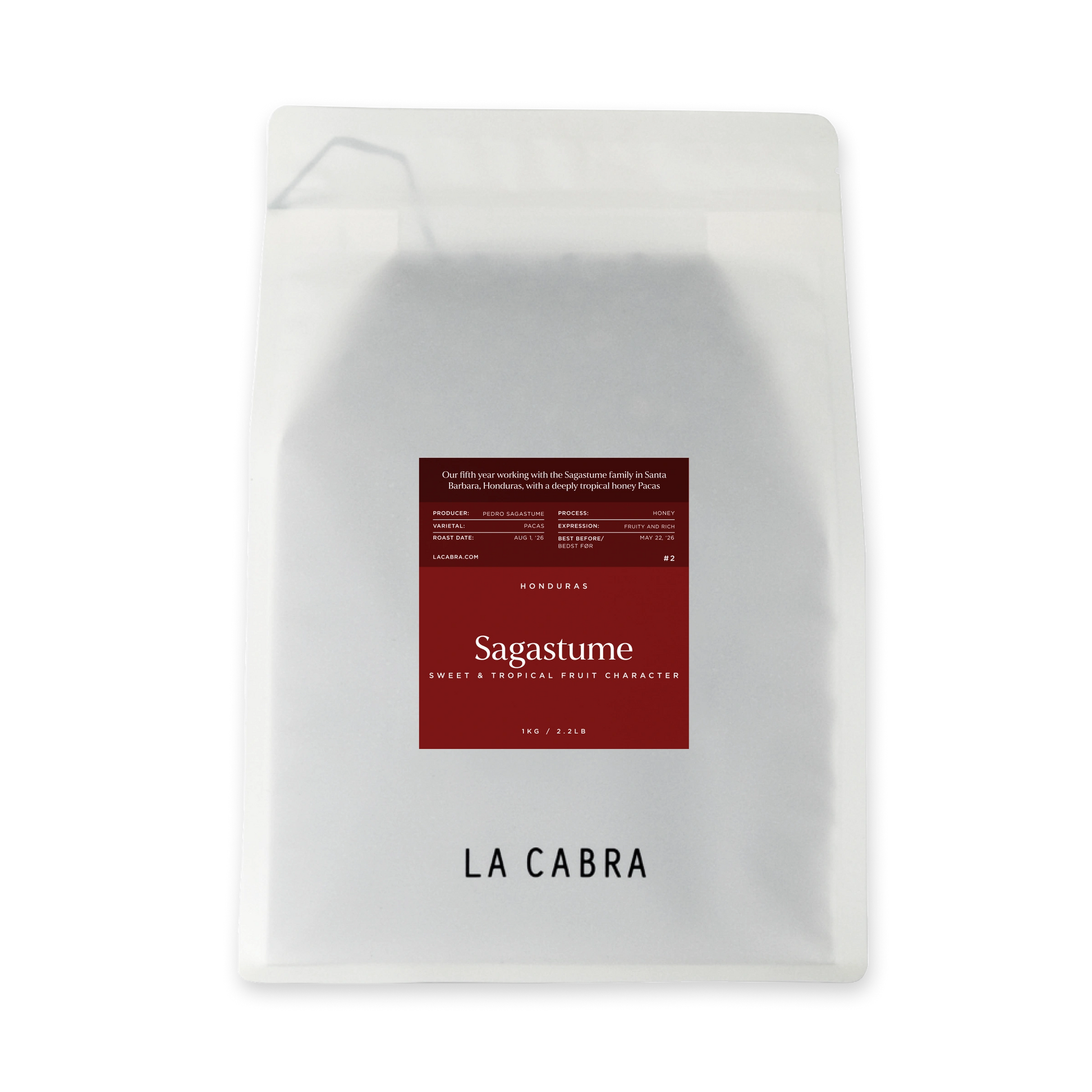 Sagastume Honey Pacas La Cabra Coffee Bag 1kg