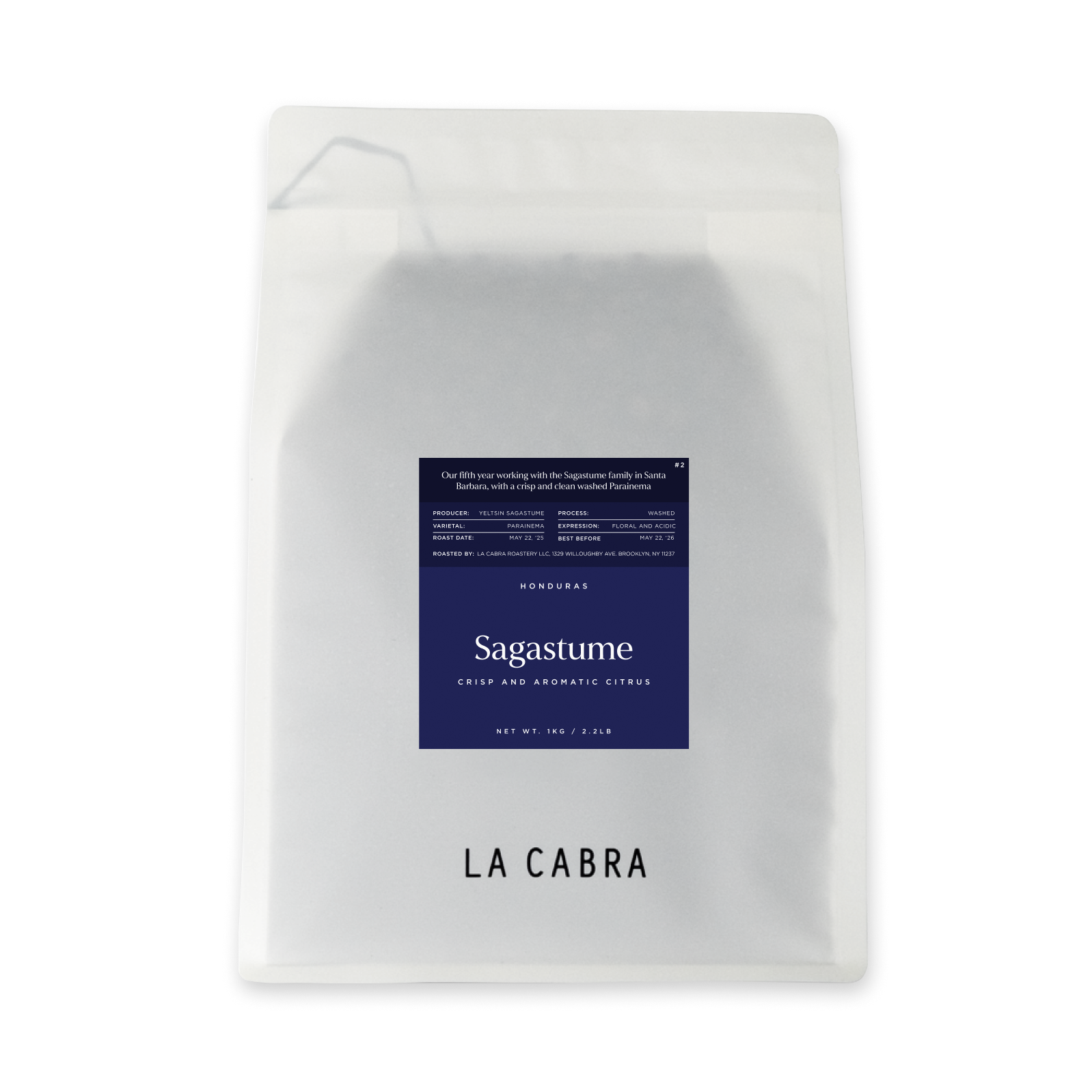 Sagastume washed parainema La Cabra Coffee Bag 1kg