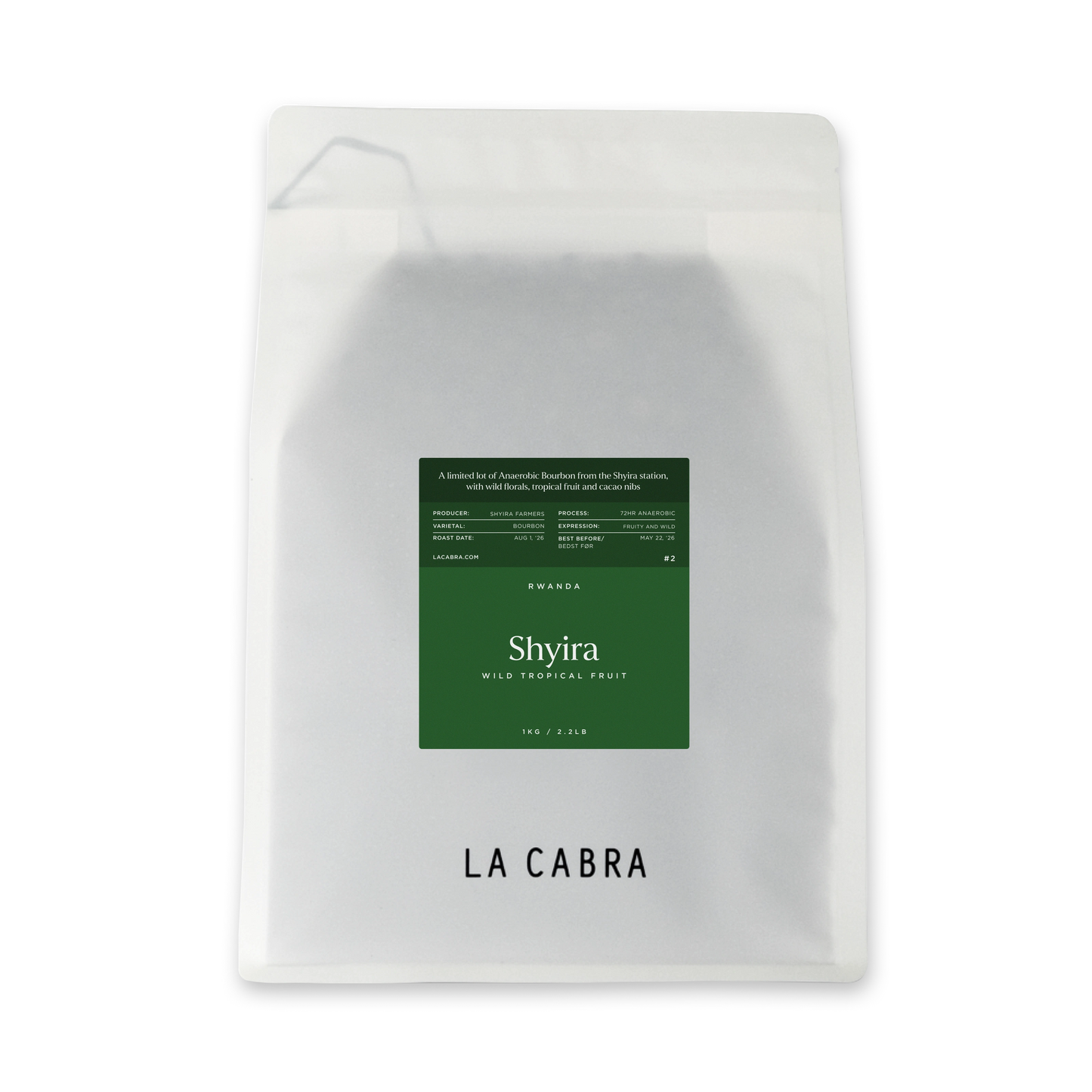 Shyira Anaerobic 72h La Cabra Coffee bag 1kg