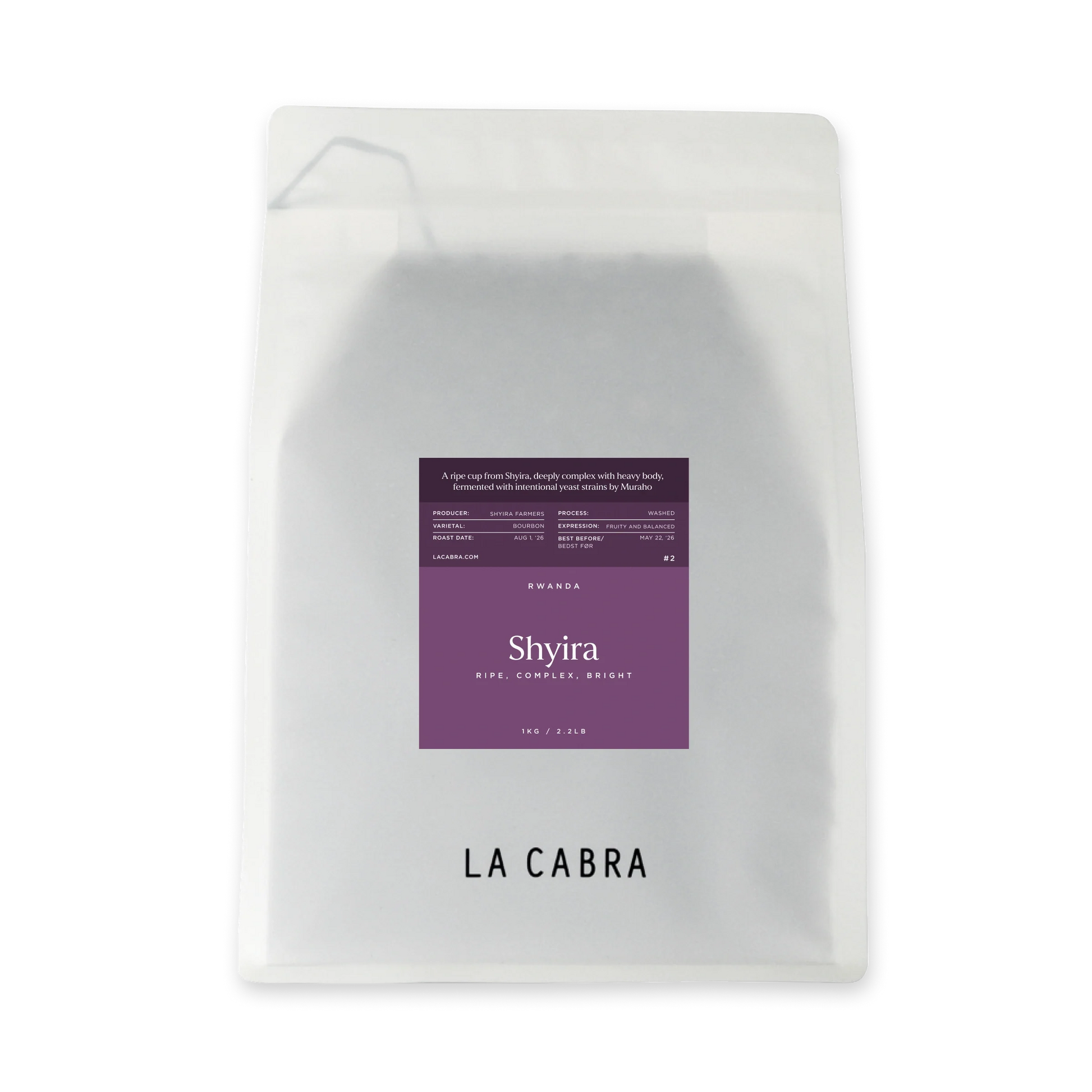 Shyira Yeast La Cabra Coffee Bag 1kg