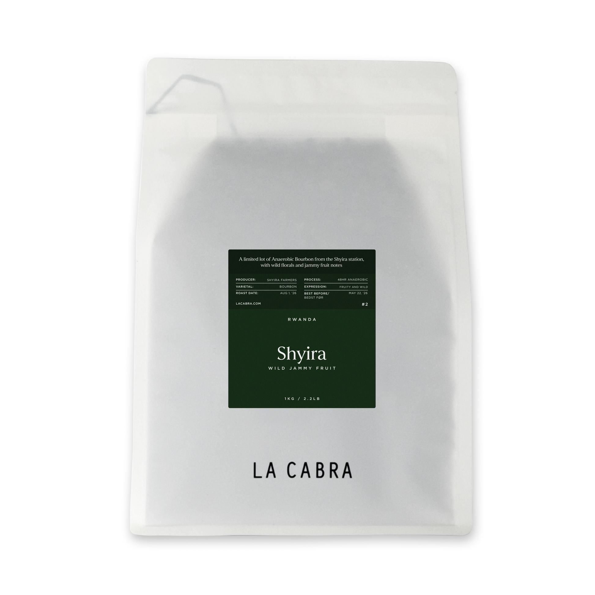 Shyria 1kg Anaerobic 48h Coffee La Cabra