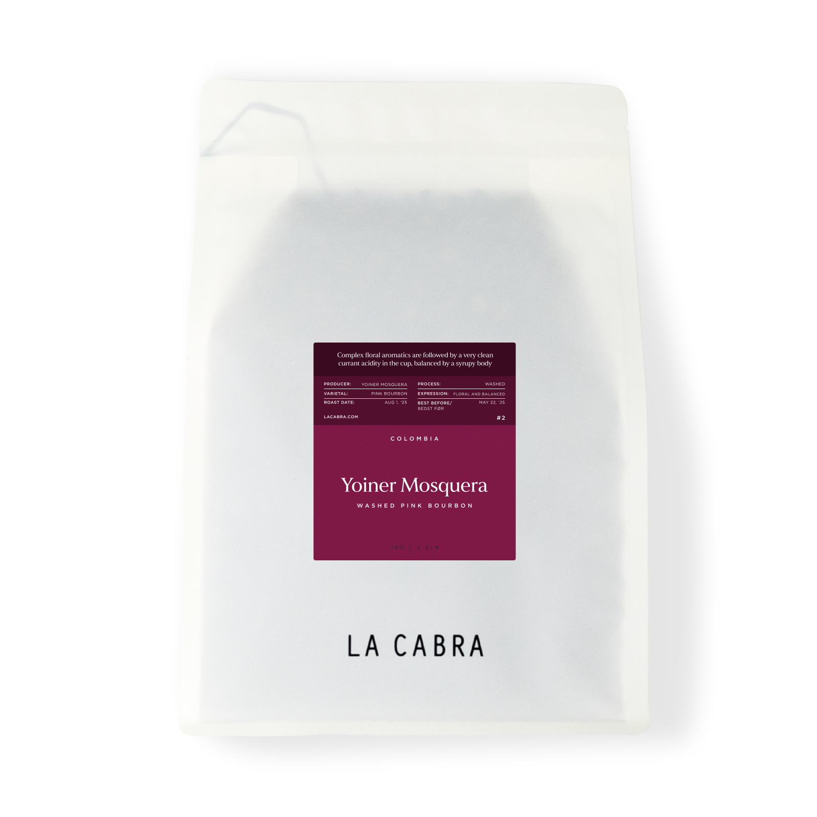 Yoiner Mosquera La Cabra Coffee Bag 1kg